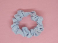 kleine scrunchie lichtblauw